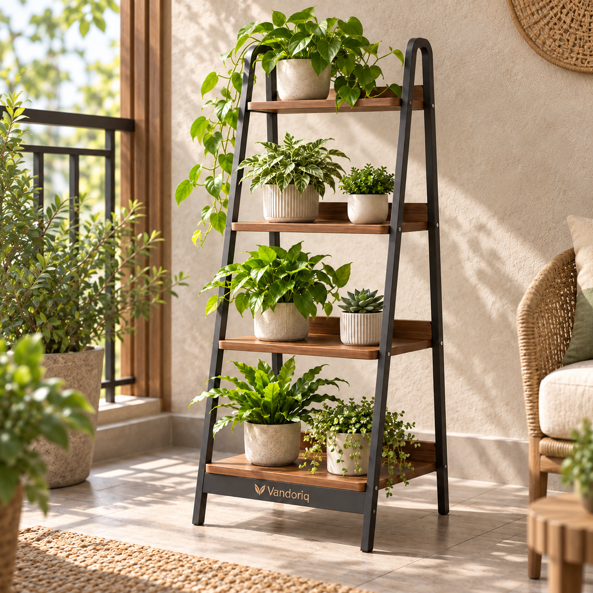 Vandoriq Ladder Plant Stand